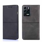 For ZTE Axon 30 Ultra Cow Texture Magnetic Horizontal Flip Leather Phone Case(Black)