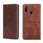 For ZTE Libero 5G Cow Texture Magnetic Horizontal Flip Leather Phone Case(Dark Brown)