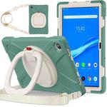 For Lenovo Tab M10 Plus 10.6 3rd Gen 2022 Silicone + PC Protective Tablet Case(Emerald Green)