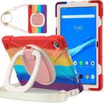 For Lenovo Tab M10 Plus 10.6 3rd Gen 2022 Silicone + PC Protective Tablet Case(Colorful Red)