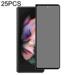 25 PCS Full Cover Anti-peeping Tempered Glass Film For Samsung Galaxy Z Fold3 5G