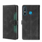 For Infinix Hot 8 / Hot 8 Lite X650 X650B Skin Feel Magnetic Buckle Leather Phone Case(Black)