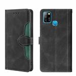 For Infinix Hot 10 Lite / Smart 5 X657 Skin Feel Straw Hat Magnetic Buckle Leather Phone Case(Black)