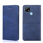 For TCL C21 Cow Texture Magnetic Horizontal Flip Leather Phone Case(Blue)