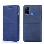 For Doogee X96 Pro Cow Texture Magnetic Horizontal Flip Leather Phone Case(Blue)