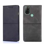 For Blackview A70 Cow Texture Magnetic Horizontal Flip Leather Phone Case(Black)