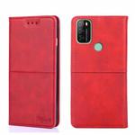 For Blackview A70 Cow Texture Magnetic Horizontal Flip Leather Phone Case(Red)