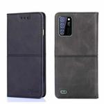 For Oukitel C25 Cow Texture Magnetic Horizontal Flip Leather Phone Case(Black)