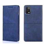 For UMIDIGI A11 Cow Texture Magnetic Horizontal Flip Leather Phone Case(Blue)