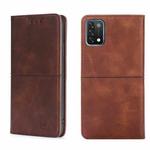 For UMIDIGI A11 Cow Texture Magnetic Horizontal Flip Leather Phone Case(Dark Brown)