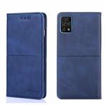 For UMIDIGI A11 Pro Max Cow Texture Magnetic Horizontal Flip Leather Phone Case(Blue)