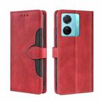 For vivo S15e 5G /  T1 Snapdragon 778G Skin Feel Magnetic Buckle Leather Phone Case(Red)