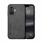 For Xiaomi Redmi K50 Gaming Skin Feel Magnetic Leather Back Phone Case(Dark Grey)