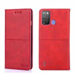 For Itel Vision 1 Pro Cow Texture Magnetic Horizontal Flip Leather Phone Case(Red)