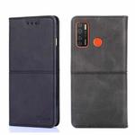 For Tecno Camon 15 CD7/Camon 15 Air/Spark 5/Spark 5 Pro Cow Texture Magnetic Horizontal Flip Leather Phone Case(Black)