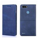 For Tecno Pop 2/Pop 2 F/Pop 2 Pro/Pop 2 Power/Itel P13 Cow Texture Magnetic Horizontal Flip Leather Phone Case(Blue)