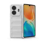 For vivo s15e Magic Shield TPU + Flannel Phone Case(White)