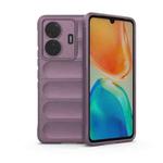 For vivo s15e Magic Shield TPU + Flannel Phone Case(Purple)