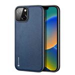 For iPhone 14/13 DUX DUCIS Fino Series PU + TPU Phone Case (Blue)