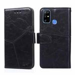 For Doogee X96 Pro Geometric Stitching Horizontal Flip Leather Phone Case(Black)