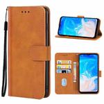For DOOGEE N40 Pro Leather Phone Case(Brown)