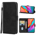 For Infinix Hot 8 / Hot 8 Lite Leather Phone Case(Black)