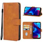 For Motorola G Pure Leather Phone Case(Brown)