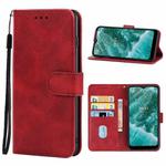 For Nokia C30 Leather Phone Case(Red)