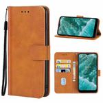 For Nokia C30 Leather Phone Case(Brown)
