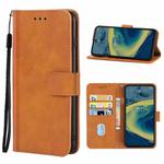 For Nokia XR20 Leather Phone Case(Brown)