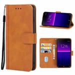 For Sony Xperia 20 / Xperia 8 Leather Phone Case(Brown)