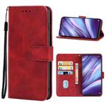 For Wiko View5 Plus Leather Phone Case(Red)