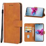 For ZTE Axon 11 5G Leather Phone Case(Brown)