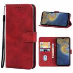 For ZTE Blade A71 Leather Phone Case(Red)