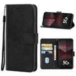 For ZTE nubia Red Magic 5S Leather Phone Case(Black)