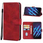 For ZTE nubia Red Magic 6R Leather Phone Case(Red)