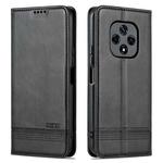 For Huawei nova 9z 5G AZNS Magnetic Calf Texture Leather Phone Case(Black)