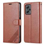 For Xiaomi Redmi Note 11T Pro / Poco X4 GT AZNS Sheepskin Texture Flip Leather Phone Case(Brown)