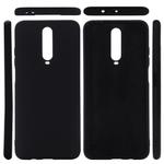 For Xiaomi Redmi K30 Solid Color Liquid Silicone Dropproof Protective Case(Black)