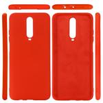 For Xiaomi Redmi K30 Solid Color Liquid Silicone Dropproof Protective Case(Red)