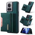 For OnePlus Ace/10R DG.MING M2 Series 3-Fold Multi Card Bag Phone Case(Green)