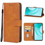 For Wiko T50 Leather Phone Case(Brown)