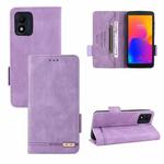 For Alcatel 1B 2022 Magnetic Clasp Leather Phone Case(Purple)