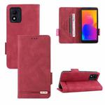 For Alcatel 1B 2022 Magnetic Clasp Leather Phone Case(Red)
