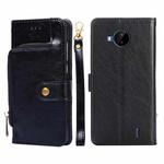 For Nokia C20 Plus Zipper Bag PU + TPU Horizontal Flip Leather Phone Case(Black)