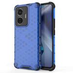 For vivo T1 44W Honeycomb Phone Case(Blue)