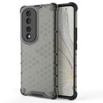 For Honor 70 Pro 5G Honeycomb Phone Case(Black)