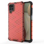 For Samsung Galaxy A12 5G Honeycomb Phone Case(Red)