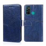 For Infinix Hot 9 / Note 7 Lite X655C Geometric Stitching Horizontal Flip Leather Phone Case(Blue)