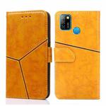 For Infinix Hot 10 Lite / Smart 5 X657 Geometric Stitching Horizontal Flip Leather Phone Case(Yellow)